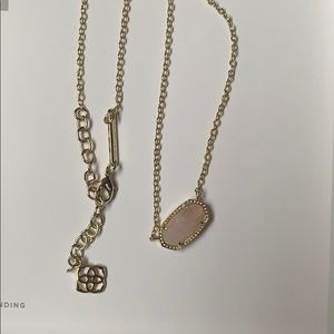 Kendra Scott Rose Quartz necklace